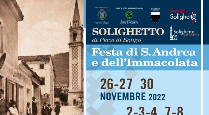 Venerdì 25 novembre inizia la tradizionale festa di Sant’Andrea e dell’Immacolata a Solighetto
