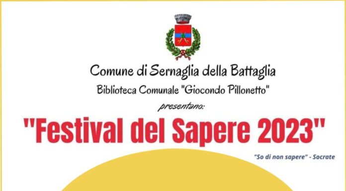 Festival del Sapere di Sernaglia della Battaglia: venerdì 3 marzo un recital teatrale dedicato a Don Milani
