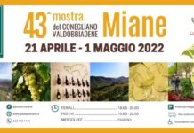 Sabato 22 aprile Miane inaugura la 43^ Mostra del Conegliano Valdobbiadene DOCG