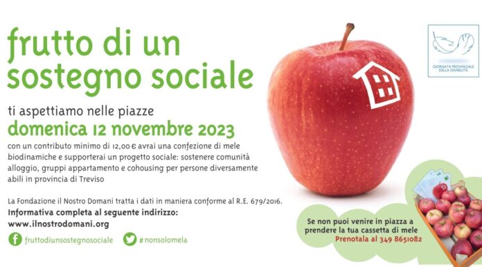 Frutto di un sostegno sociale torna domenica in 180 piazze della provincia di Treviso