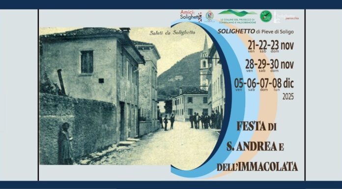 Festa di Sant’Andrea e dell’Immacolata 2025 a Solighetto: si parte il 21 novembre.