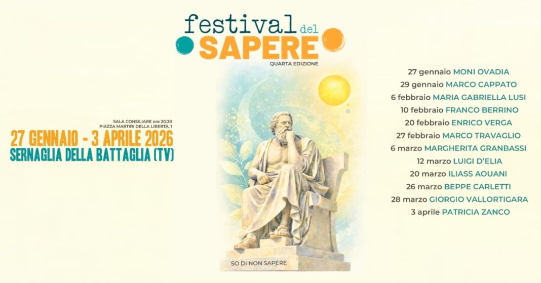 Festival del Sapere 2026 cover blog (2) Festival del Sapere Sernaglia della Battaglia 2026